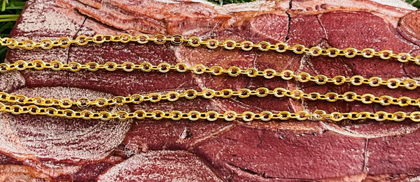 Chaîne dorée de 0,3 mm pour bracelet ou collier
