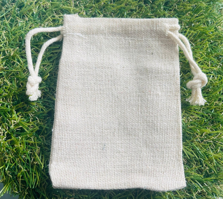 10 sachets cadeaux en toile de jute 10 x 8 cm - Les bijoux de Théa