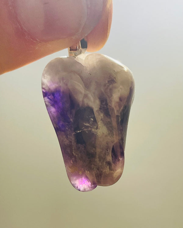 Pendentif en Pierre naturelle Améthyste de France (4) - les bijoux de Thea