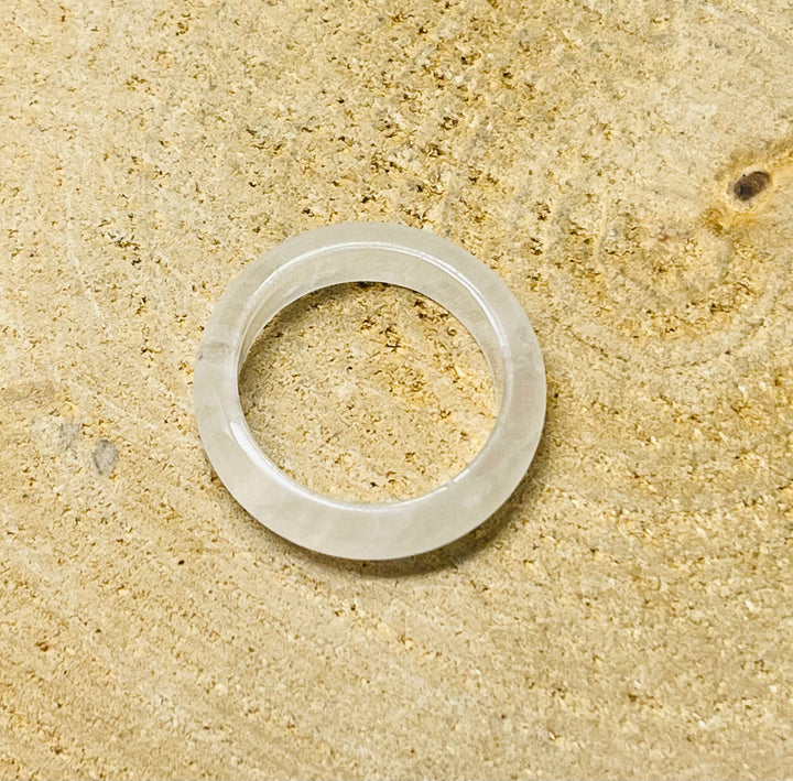 Bague en Cristal de roche,taille 60 - Les bijoux de Théa