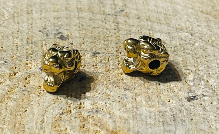 Lot de 2 intercalaires Tigre doré pour bracelet - les bijoux de Thea 