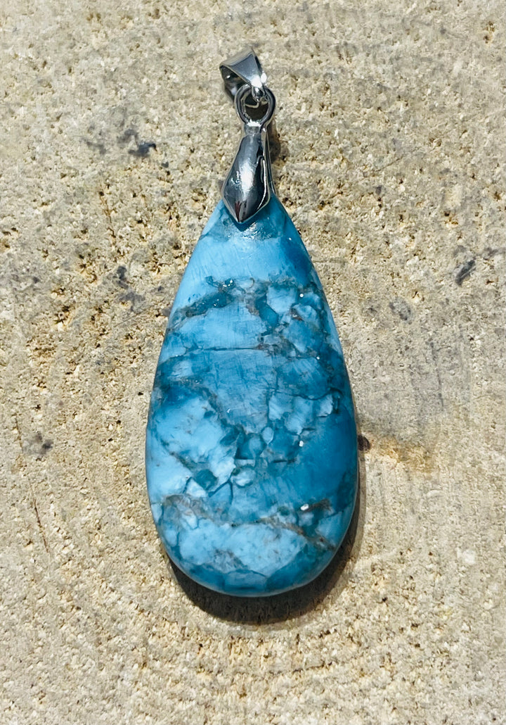 Pendentif cabochon en Apatite au choix - les bijoux de Thea