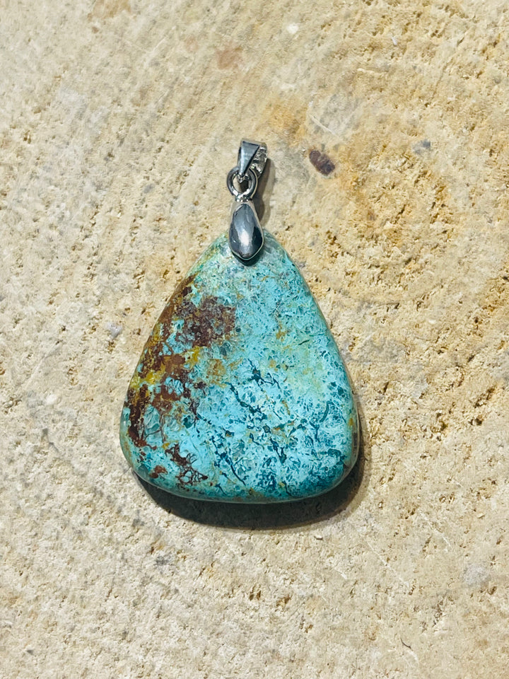 Pendentifs en Chrysocolle de Tanzanie au choix - les bijoux de Thea 