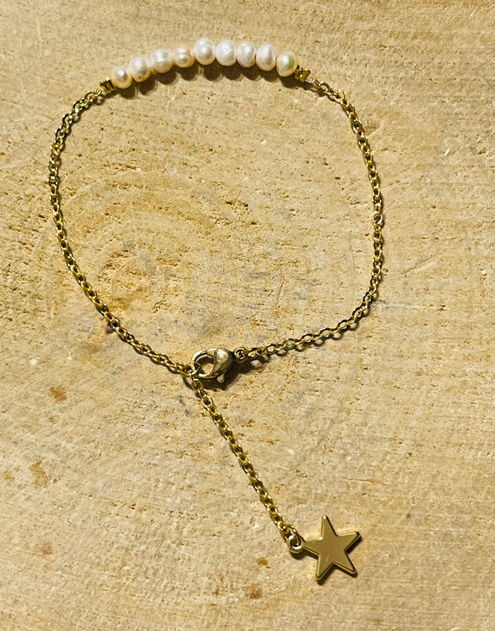 Lot de 5 Bracelets en perles de culture (101) - les bijoux de Thea 