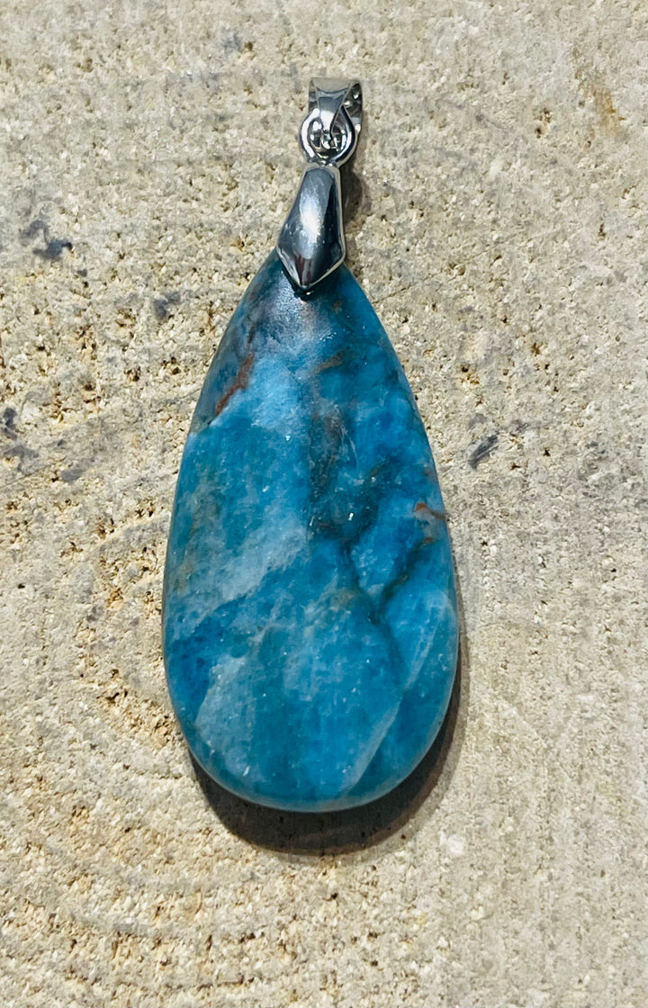 Pendentif cabochon en Apatite au choix - les bijoux de Thea