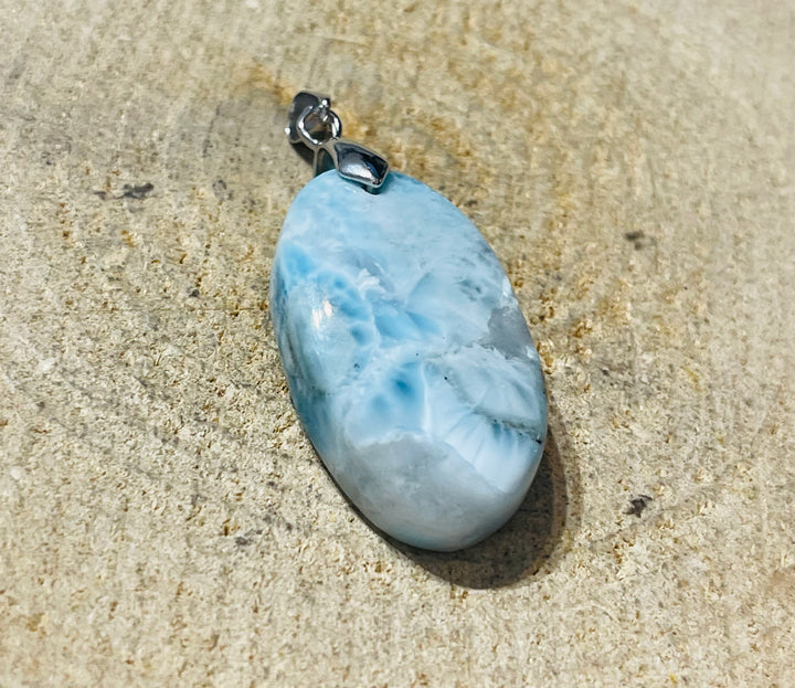 Pendentif en Larimar - les bijoux de Thea 