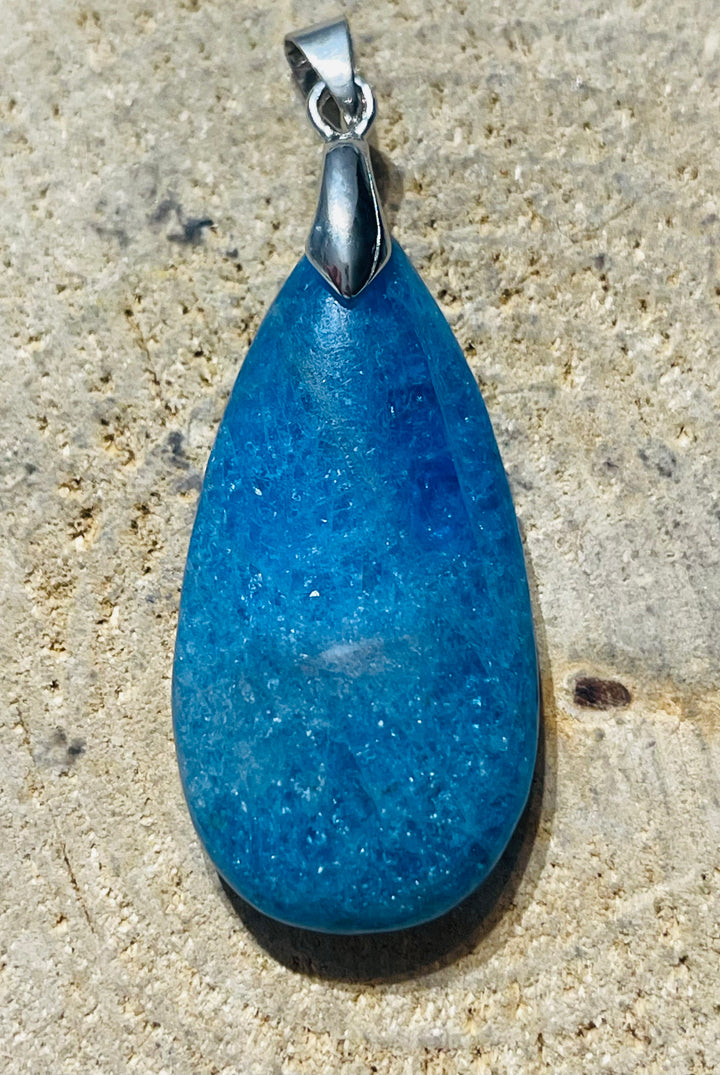 Pendentif cabochon en Apatite au choix - les bijoux de Thea