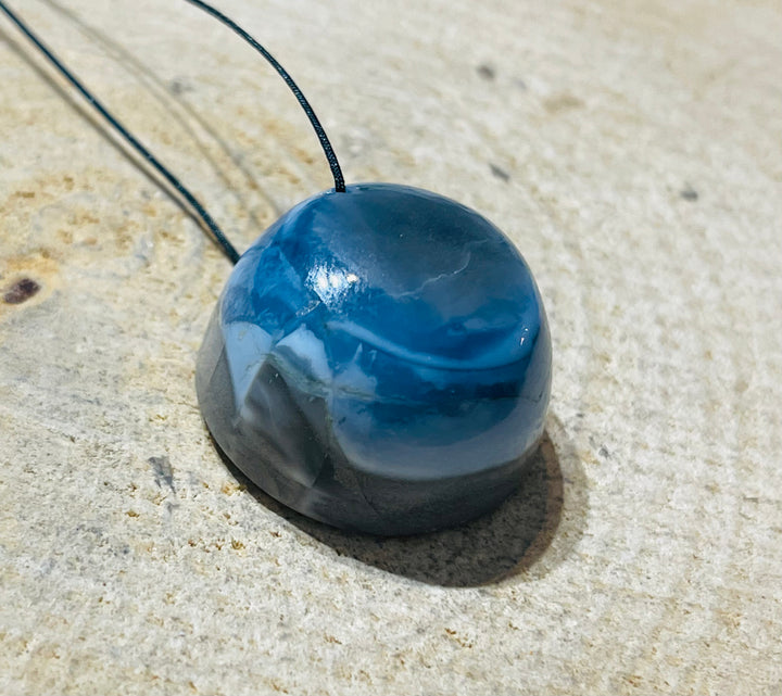 Pendentif en Opale bleue au choix (2) - les bijoux de Thea 