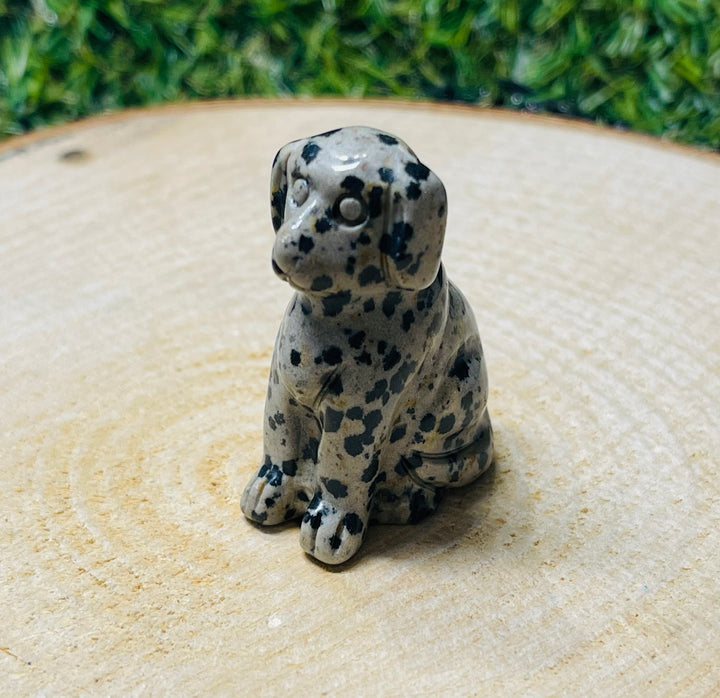 Chien Labrador en Jaspe dalmatien - Les bijoux de Théa