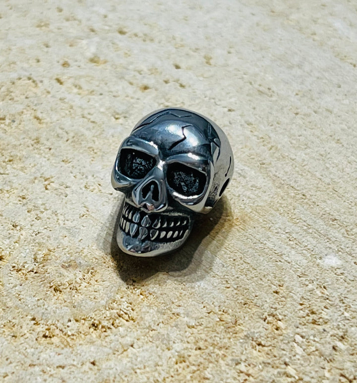 Intercalaire Tête de mort skull pour bracelet - Les bijoux de Théa