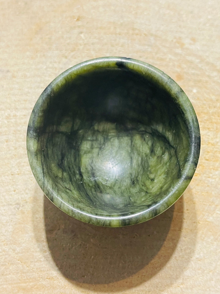 Bol tibétain en Jade vert - les bijoux de Thea