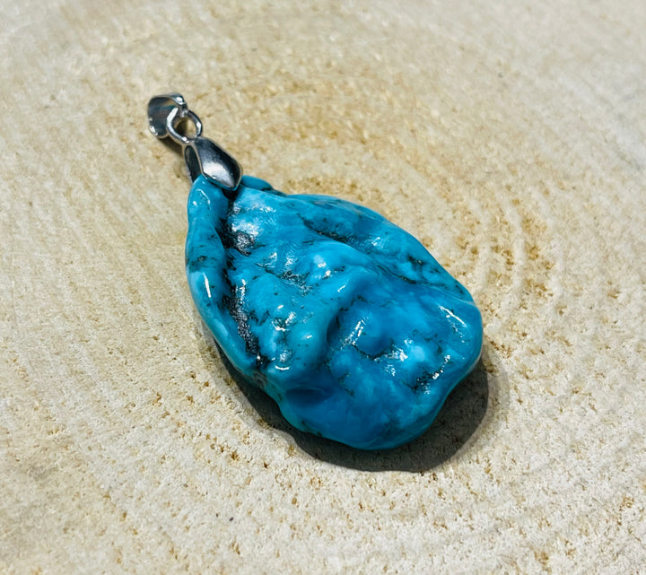 Pendentif en Turquoise - Les bijoux de Théa