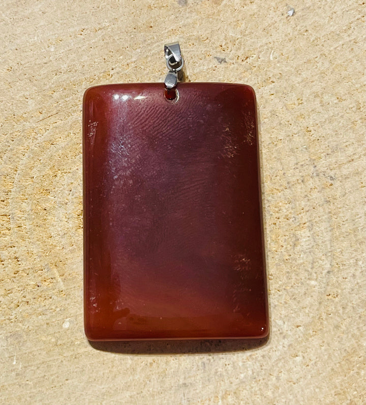 Pendentifs en Agate rouge au choix - les bijoux de Thea 