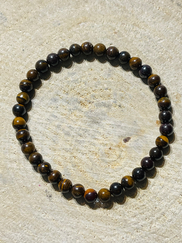 Lot de 2 Bracelets en pierre naturelle Opale boulder (104) - les bijoux de Thea