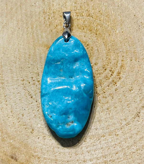 Pendentif en Turquoise - Les bijoux de Théa