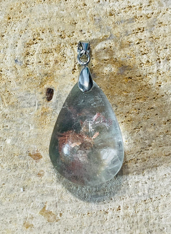 Pendentif en Quartz Lodolite (1) - les bijoux de Thea 