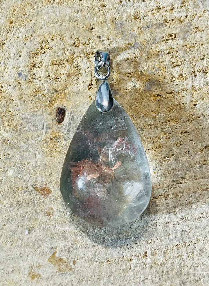 Pendentif en Quartz Lodolite (1) - les bijoux de Thea 