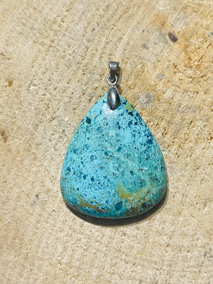 Pendentifs en Chrysocolle de Tanzanie au choix - les bijoux de Thea 