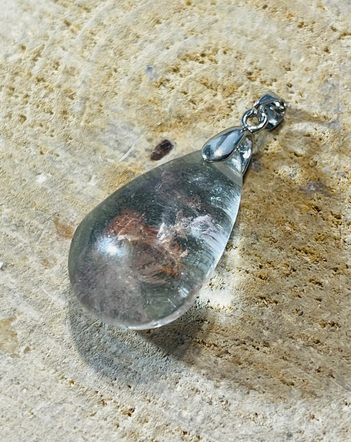 Pendentif en Quartz Lodolite (1) - les bijoux de Thea 