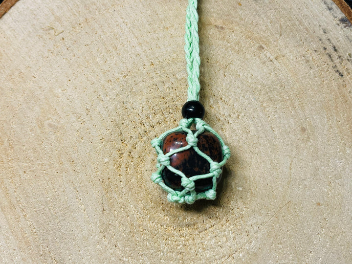 Lot de 2 Colliers Pendentif Cage vert pour pierre naturelle - Les bijoux de Théa