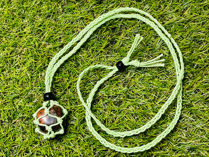 Lot de 2 Colliers Pendentif Cage vert pour pierre naturelle - Les bijoux de Théa