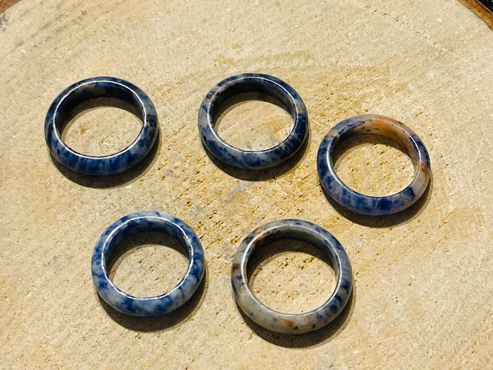 Bague en Sodalite - les bijoux de Thea 