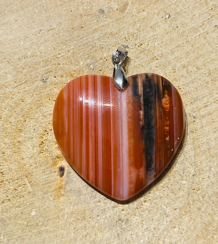 Pendentifs en Agate rouge au choix - les bijoux de Thea 