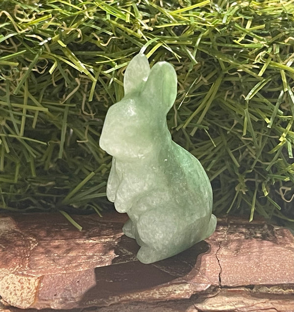 Lapin en Aventurine verte - Les bijoux de Théa