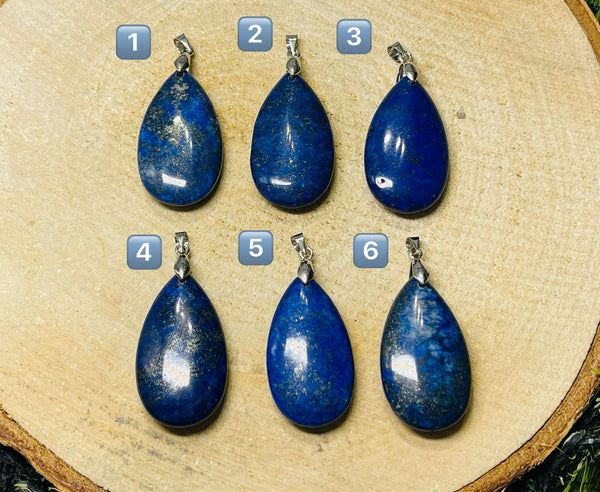 Pendentif en Lapis-lazuli au choix