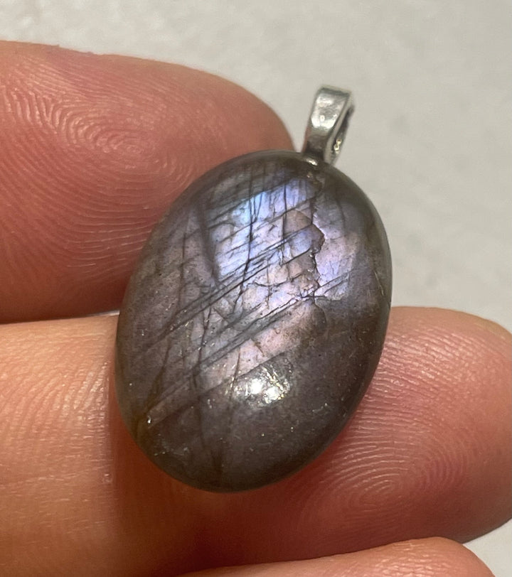 Pendentif Labradorite cabochon au choix (1) - les bijoux de Thea 