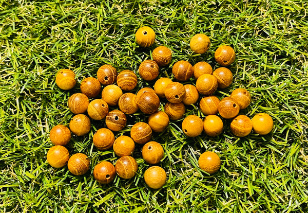 Perles en Bois de Santal en 8 mm
