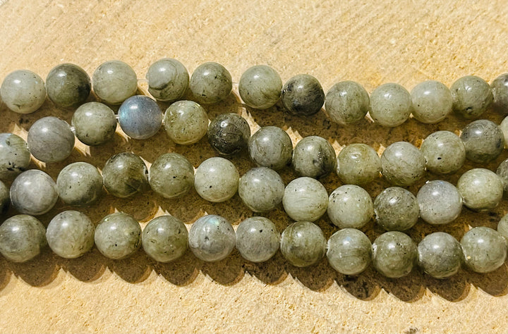 Perles en pierre naturelle en Labradorite en 8 mm (4) - les bijoux de Thea 