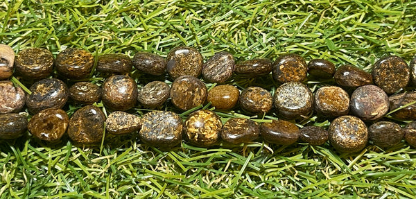 Perles naturelles en Bronzite en Nuggets de 8 - 10 mm