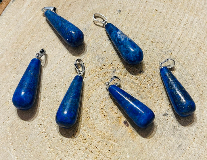 Pendentif en Lapis-lazuli - les bijoux de Thea 