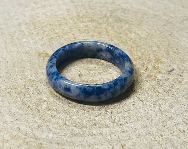 Bague en Sodalite, Taille 64 - Les bijoux de Théa