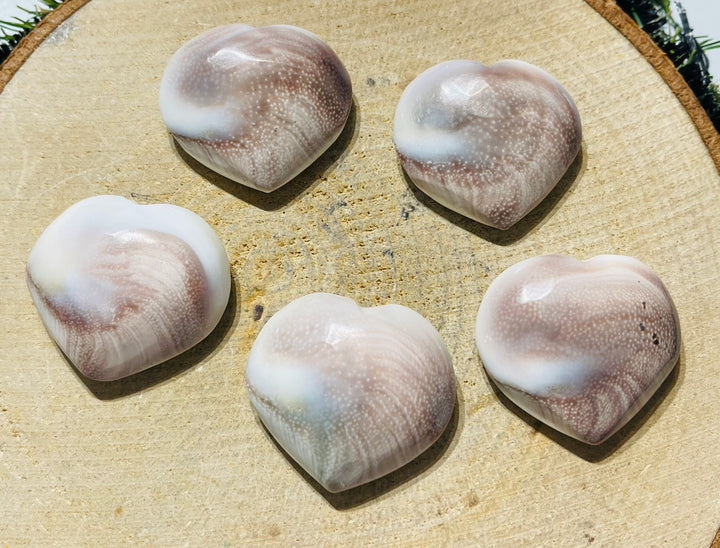Œil de sainte Lucie / Shiva cabochon en forme de cœur - les bijoux de Thea 