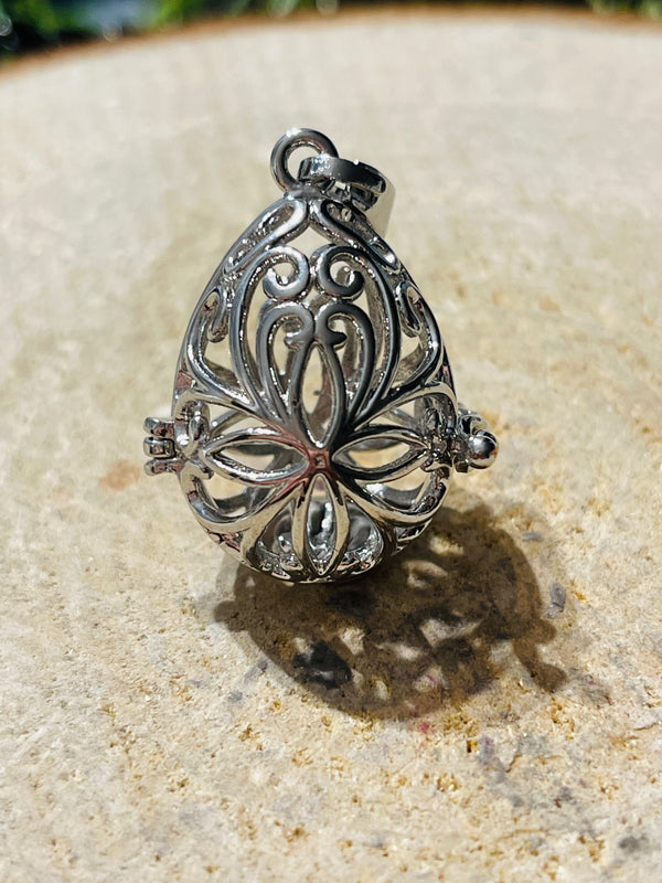 Pendentif cage Oeuf pour pierre naturelle - les bijoux de Thea