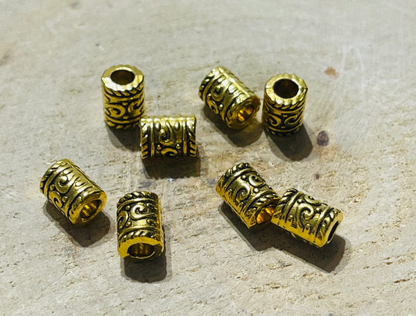 Lot de 10 intercalaires Cordes doré pour bracelet - les bijoux de Thea 