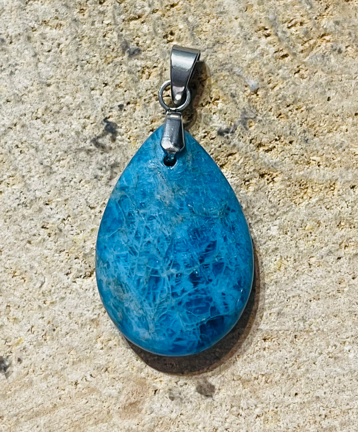 Pendentif en Apatite au choix - les bijoux de Thea 