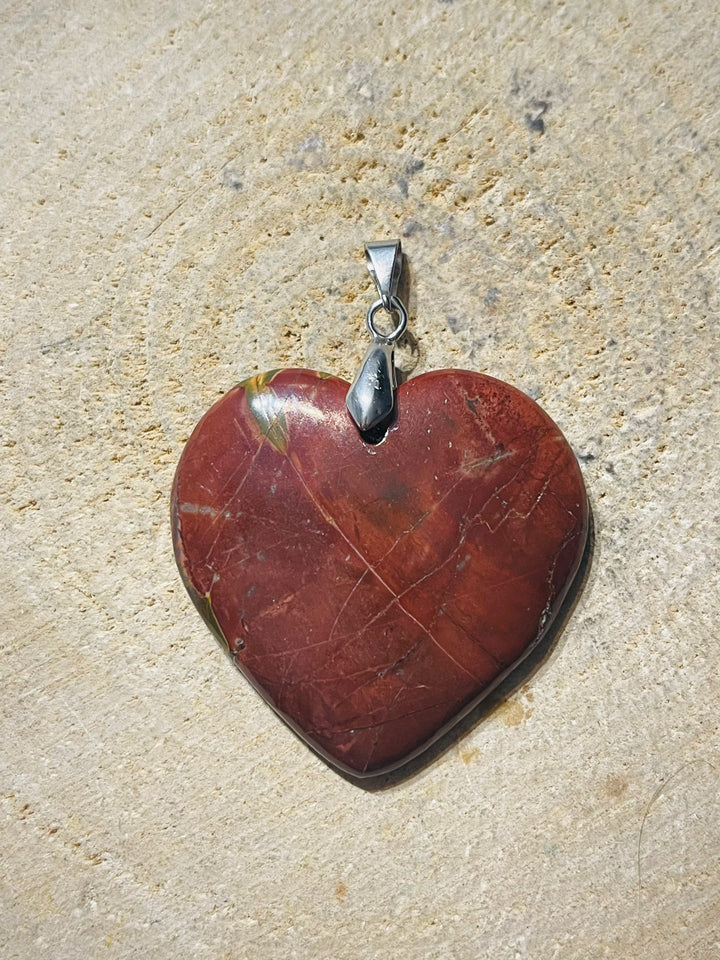 Pendentif en Jaspe Picasso au choix - les bijoux de Thea 