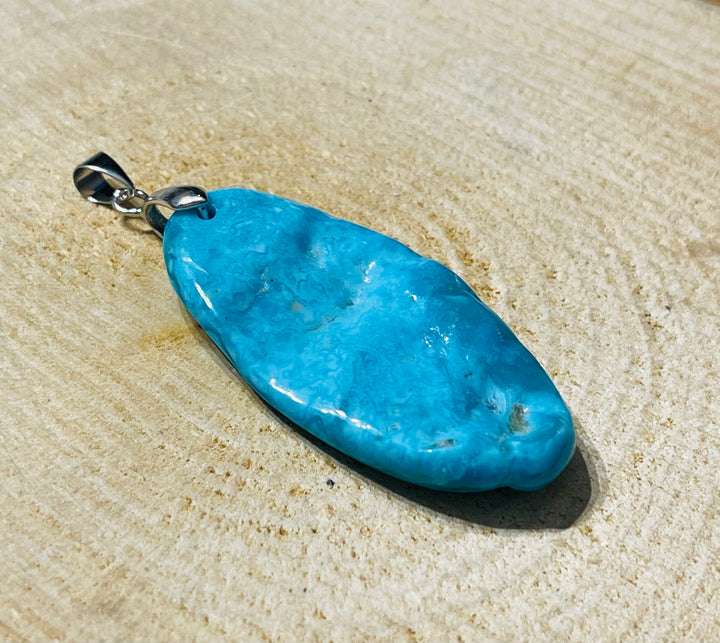 Pendentif en Turquoise - Les bijoux de Théa