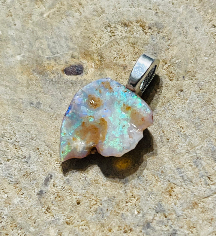 Pendentif en Opale brute d’Australie (3) - les bijoux de Thea 