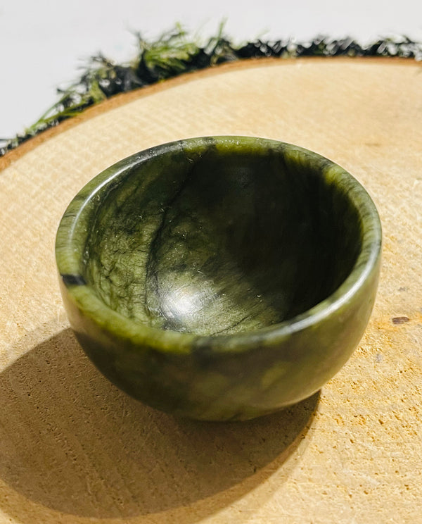Bol tibétain en Jade vert - les bijoux de Thea