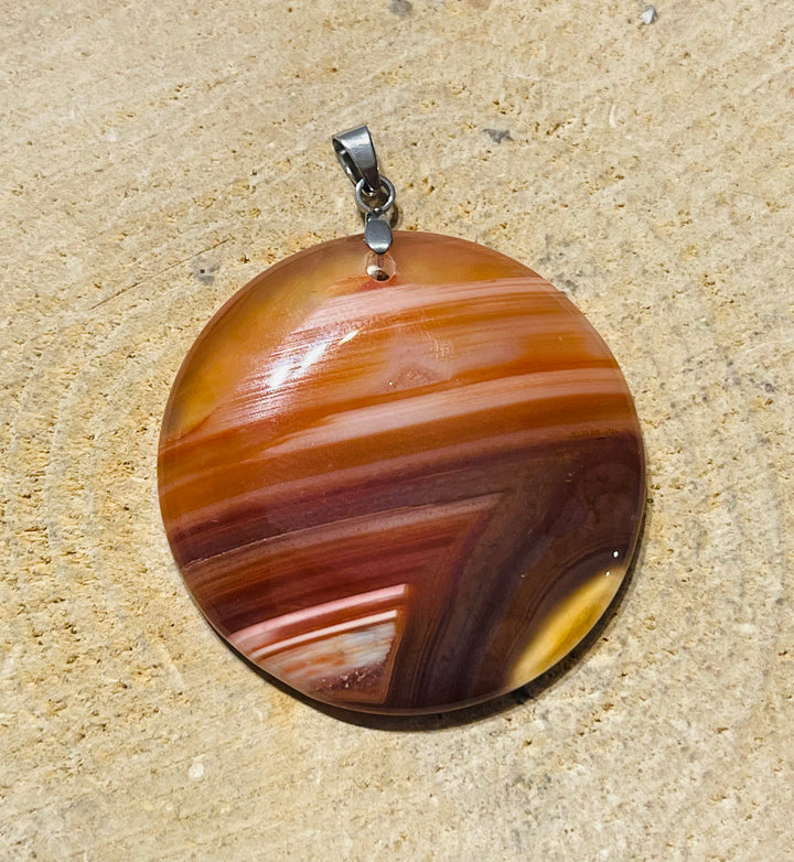 Pendentifs en Agate rouge au choix - les bijoux de Thea 