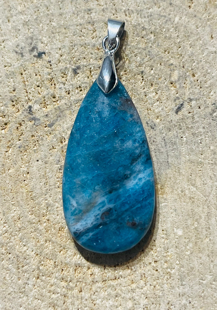 Pendentif cabochon en Apatite au choix - les bijoux de Thea