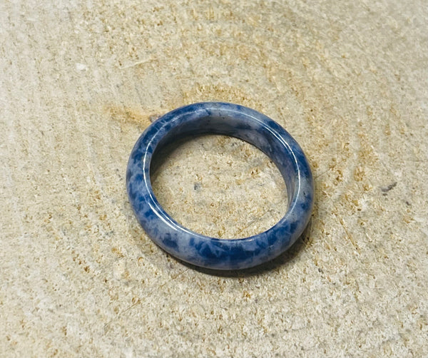 Bague en Sodalite, Taille 64 - Les bijoux de Théa