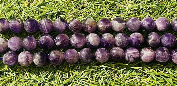 Perles naturelles en Améthyste multi (Chevron) en 10 mm