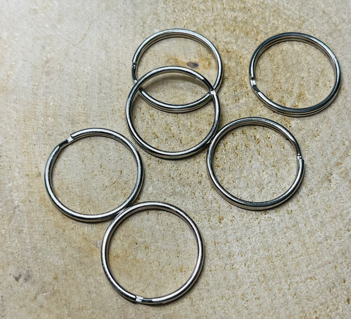 Lot de 10 anneaux pour portes clés - Les bijoux de Théa