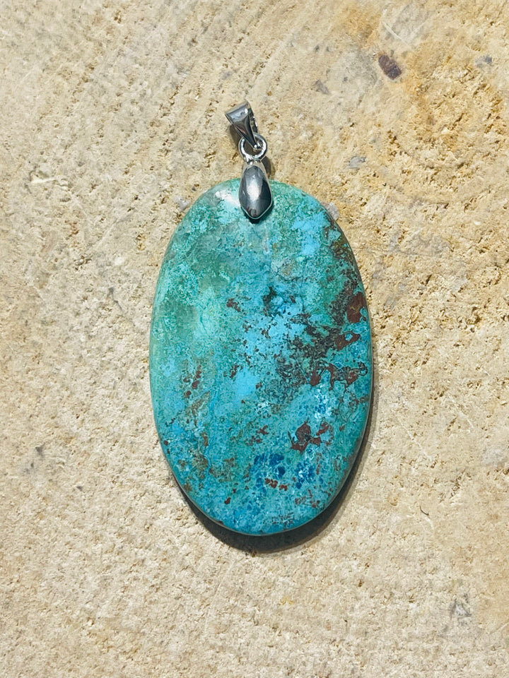 Pendentifs en Chrysocolle de Tanzanie au choix - les bijoux de Thea 