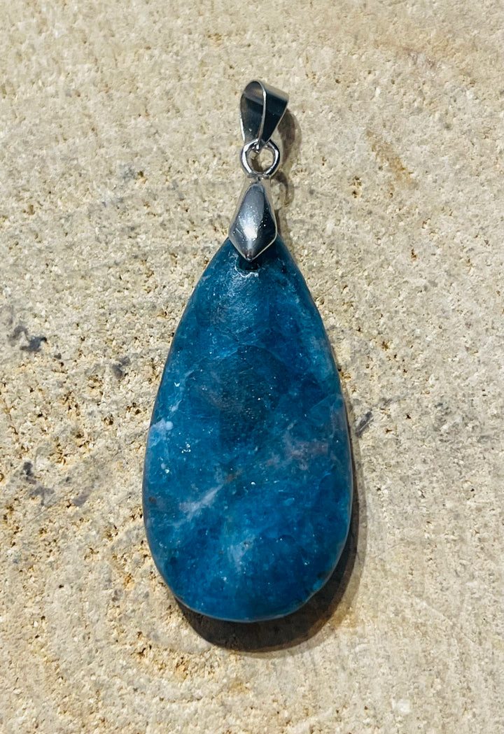 Pendentif cabochon en Apatite au choix - les bijoux de Thea